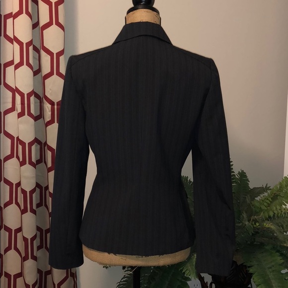 Antonio Melani Black Pinstripe Jacket - Picture 5 of 6